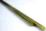 K & S ENGINEERING K & S 8166 Decorative Metal Rod, 3/16 in Dia, 12 in L, 260 Brass, 260 Grade HARDWARE & FARM SUPPLIES K & S ENGINEERING