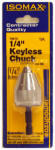 EAZYPOWER Eazypower 79675 Drill Chuck, 1/4 in Chuck, Steel, Keyless TOOLS EAZYPOWER