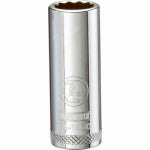 DEWALT DEWALT DWMT74146OSP Drive Hand Socket, 7/16 in Socket, 3/8 in Drive, 12-Point, Steel, Polished Chrome Vanadium TOOLS DEWALT