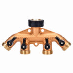 ZHEJIANG HONGCHEN IRRIGATION 4-Way Brass Manifold