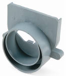 NDS Gray Offset End Outlet, 3 & 4 In.