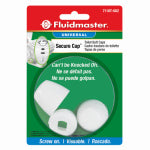 FLUIDMASTER INC Secure Cap Toilet Bolt Caps, 2-Pk.