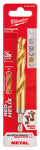 MILWAUKEE Milwaukee SHOCKWAVE 48-89-4629 Impact Drill Bit, 1/2 in Dia, 5.12 in OAL, Twist Flute, 1/4 in Dia Shank, Hex Shank TOOLS MILWAUKEE