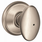 SCHLAGE LOCK Schlage F Series F40VSIE619 Privacy Lever, Mechanical Lock, Satin Nickel, Knob Handle, Metal, Residential, 2 Grade HARDWARE & FARM SUPPLIES SCHLAGE LOCK