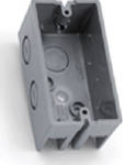 ABB IP INC. Handy Electrical Box With Six 1/2 In. Knock Outs NM