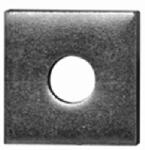 SUPERSTRUT SuperStrut 200 Series ZAB2413/8-10 Square Conduit Washer, Stainless Steel, Galvanized, Gold ELECTRICAL SUPERSTRUT