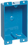 CARLON Carlon B108R-UPC Outlet Box, 1-Gang, PVC, Blue ELECTRICAL CARLON