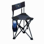 GCI OUTDOOR, LLC Quik-E-Seat Sports Chair, Auto Folding, Black