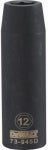 STANLEY CONSUMER TOOLS Metric Deep Impact Socket, 6-Point, Black Oxide, 1/2-In. Drive, 12mm TOOLS STANLEY CONSUMER TOOLS   
