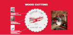 MILWAUKEE Milwaukee 48-41-0730 Circular Saw Blade, 7-1/4 in Dia, 5/8 in Arbor, 60-Teeth, Carbide Cutting Edge, 10/PK TOOLS MILWAUKEE