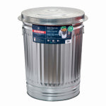BEHRENS INC Galvanized Steel Trash Can, 31 Gallons