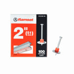 RAMSET Ramset 00806 Drive Pin, 0.145 in Dia Shank, 2 in L, Steel, Zinc-Plated HARDWARE & FARM SUPPLIES RAMSET