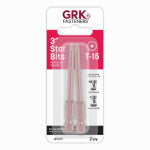 GRK FASTENERS GRK Fasteners 87429 Drive Bit, T15 Drive, Star Drive, 3 in L HARDWARE & FARM SUPPLIES GRK FASTENERS