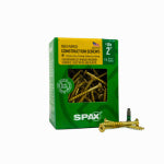 SPAX #10 x 2" Interior Flat Head Wood Screws Construction Torx T-Star Plus (107 EA) 1 LB