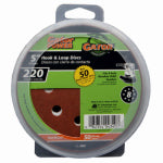 GATOR Gator 4340 Sanding Disc, 5 in Dia, 220 Grit, Extra Fine, Aluminum Oxide Abrasive, Vented, 50/PK TOOLS GATOR