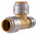 SHARKBITE SharkBite Max Series UR444A Reducing Tee, 3/4 x 1/2 in, PTC, Brass, 250 psi Pressure PLUMBING, HEATING & VENTILATION SHARKBITE
