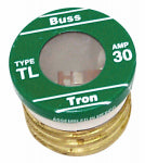 BUSSMANN Bussmann BP/TL-30 Plug Fuse, 30 A, 125 V, 10 kA Interrupt, Plastic Body, Time Delay Fuse ELECTRICAL BUSSMANN