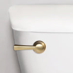 KORKY Korky 6094BP Toilet Handle and Lever, Universal, 12-1/2 in L Flush Arm, Plastic, Brushed Gold PLUMBING, HEATING & VENTILATION KORKY