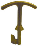 B&K LLC Brass Water Meter Box Key
