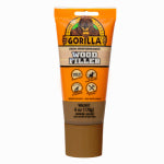 GORILLA Gorilla 112126 Wood Filler, High-Performance, Brown/Walnut, 6 oz, Tube PAINT GORILLA   