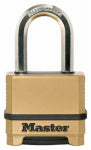 MASTER LOCK Master Lock Magnum Series M175XDLFCCSEN Padlock, 5/8 in Dia Shackle, Boron Carbide Steel Shackle, Steel Body HARDWARE & FARM SUPPLIES MASTER LOCK