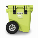 ROVR PRODUCTS RollR 30 Quart Wheeled Hard Cooler with Telescopic Handle (MATCHA) OUTDOOR LIVING & POWER EQUIPMENT ROVR PRODUCTS