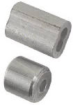 ASSA ABLOY AMERICAS RESIDENTIALI NC Garage Door Aluminum Ferrules/Stops, 1/16 In., 2-Pk.