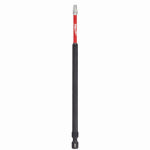 MILWAUKEE Milwaukee 48-32-4805 Power Bit, #2 Drive, Square Recess Drive, 1/4 in Shank, Hex Shank, 6 in L, Proprietary Steel TOOLS MILWAUKEE