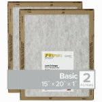 3M COMPANY 15x20 x 1 In. Flat Panel Air Filter, 2-Pk. PLUMBING, HEATING & VENTILATION 3M COMPANY