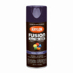 KRYLON Krylon K02719007 Spray Paint, 12 oz Can, 25 sq-ft Coverage Area, Acrylic Base, Gloss, Purple, Exterior, Interior PAINT KRYLON