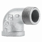 CODA RESOURCES LTD IMP 1 In. Galvanized Pipe 90 Degree Street Elbow PLUMBING, HEATING & VENTILATION CODA RESOURCES LTD IMP