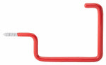 ASSA ABLOY AMERICAS RESIDENTIALI NC Large Storage Screw Hook, Red, Vinyl Coated HARDWARE & FARM SUPPLIES ASSA ABLOY AMERICAS RESIDENTIALI NC