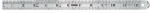 GENERAL General 1201ME Precision Measuring Ruler, SAE/Metric Graduation, Stainless Steel, Black, 7/8 in W TOOLS GENERAL