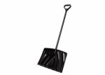 SUNCAST CORP Poly Snow Shovel With D-Grip Handle, Black, 18 In.