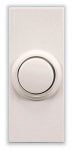 GLOBE ELECTRIC Push Button Doorbell, Wireless, Surface Mount, White, 150-Ft. Range ELECTRICAL GLOBE ELECTRIC