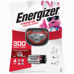 ENERGIZER BATTERY Energizer HDB32E Vision HD Headlight, AAA Battery, LED Lamp, 300 Lumens, 55 m Beam Distance, 4 hr Run Time ELECTRICAL ENERGIZER BATTERY