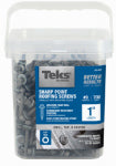 ITW BRANDS #9 x 1" Hex Washer Head Sharp Point Metal-to-Wood Roofing Screws 700-Ct.