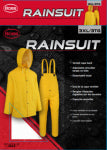 SAFETY WORKS INC 3XL Boss Rainsuit