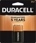 DURACELL Duracell MN1604B1Z Battery, 9 V Battery, Alkaline, Manganese Dioxide, Rechargeable: No ELECTRICAL DURACELL   