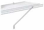 CLOSETMAID ClosetMaid 1061 Shelf Kit, 72 in L, 12 in W, Steel, White HARDWARE & FARM SUPPLIES CLOSETMAID