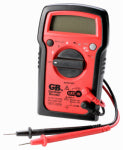 GB Gardner Bender GDT-3200 Multimeter, 500 VAC, 600 VDC, 20 MOhm, Digital, LCD Display, Red ELECTRICAL GB