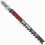 FREUD T-Shank Jigsaw Blade, High Carbon Steel, 6 TPI, Reversed Tooth, 4-In., 5-Pk.