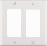 LEVITON MFG CO WHT 2GNG ANTI WALLPLATE ELECTRICAL LEVITON MFG CO