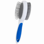 PETMATE Gripsoft Cat Brush, Double-Sided PET & WILDLIFE SUPPLIES PETMATE