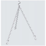 ASSA ABLOY AMERICAS RESIDENTIALI NC Hanging Plant Chain, White, 18 In.