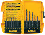 DEWALT DEWALT DW1163 Drill Bit Set, 13-Piece, Black Oxide TOOLS DEWALT