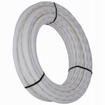 SHARKBITE/CASH ACME Pex Coil Cross-Linked Polyethylene Pipe, White, 1 In. x 100 Ft.