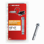 ITW BRANDS 1/2" x 3" Hex Sleeve Anchor 25-Ct. HARDWARE & FARM SUPPLIES ITW BRANDS