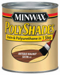 MINWAX Minwax 61340444 Waterbased Polyurethane Stain, Satin, Liquid, Antique Walnut, 1 qt, Can PAINT MINWAX   