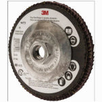 3M 3M Hookit 27421-60 Flap Grinding Disc, 4-1/2 in Dia, 60 Grit, 8-Hole TOOLS 3M   